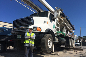 Dual rotary drilling